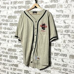 Hard Rock Cafe Save The Planet Button Up Jersey Size XL Cotton